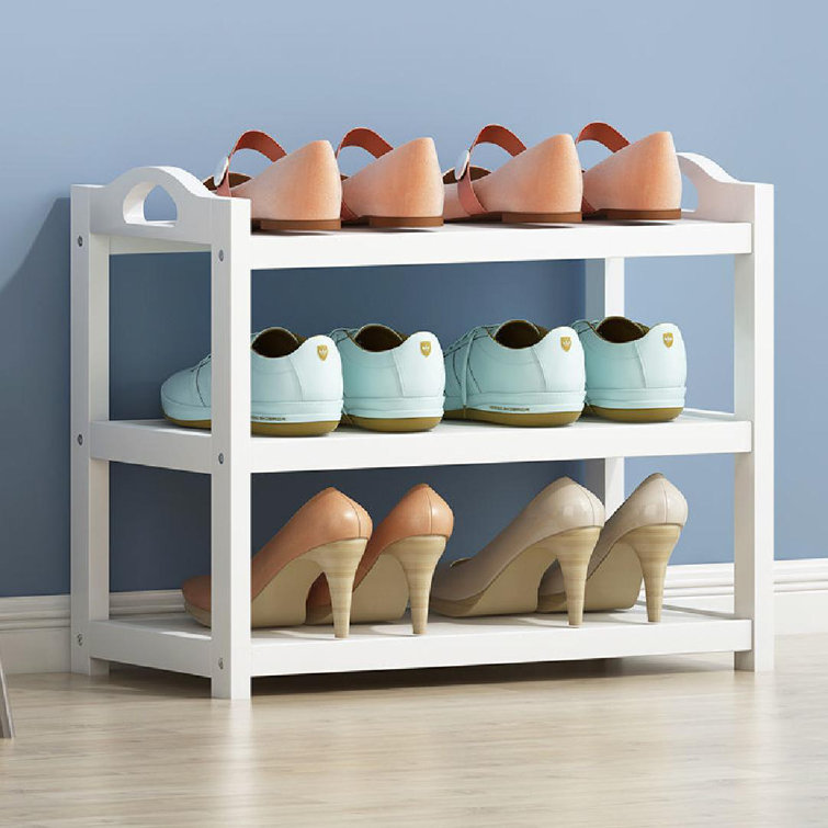 6 pair shoe discount rack